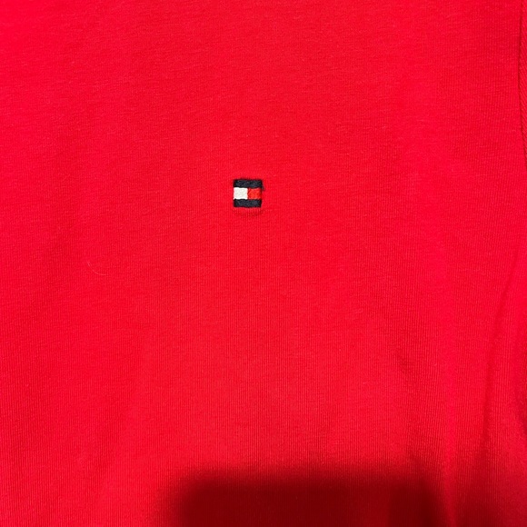 Tommy Hilfiger Red Dress with Black Trim - Picture 4 of 6